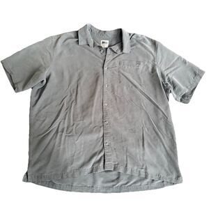 REI Co-op Shirt Mens XXL Gray Modal Rayon Outdoor Hiking Short Sleeve